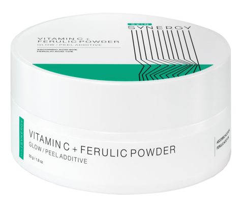 Skin Synergy ПУДРА С ВИТАМИНОМ С И ФЕРУЛОВОЙ КИСЛОТОЙ, 50 г | VITAMIN C + FERULIC POWDER