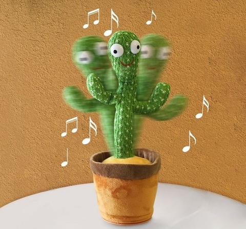 İnteraktiv oyuncaq kaktus \ Интерактивный говорящий и поющий кактус