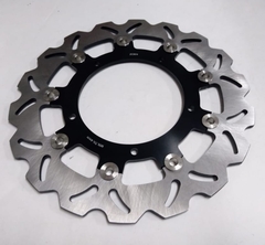 Диск тормозной передний на YAMAHA YZF R3 320, MT03  ABS 320, YZF R6, FZ6, XJ6 DIVERSION, MT03  660, MT-09 / ABS 850, TRACER 900, XSR ABS черный