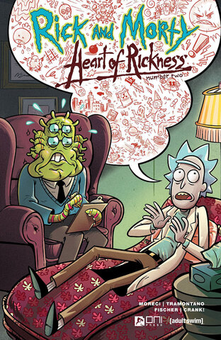 Rick And Morty Heart Of Rickness #2 (Cover B)