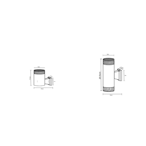 Уличный настенный светильник Arte Lamp PIAUTOS A1926AL-1BK