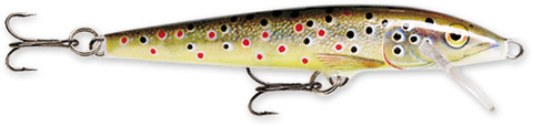 Воблер плавающий Rapala Original Floater F05-TR (0,9м-1,5м, 5 см 3 гр)