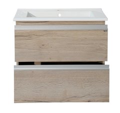 Тумба MISTY Кантри - 65  подвесная с 2 ящ.c умывальником