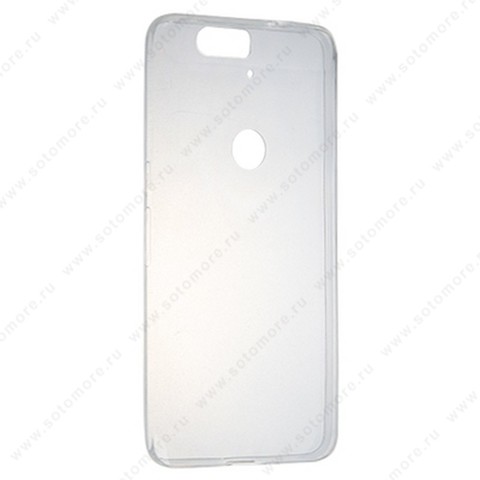 Накладка силиконовая ультра-тонкая для Huawei Nexus 6P прозрачная