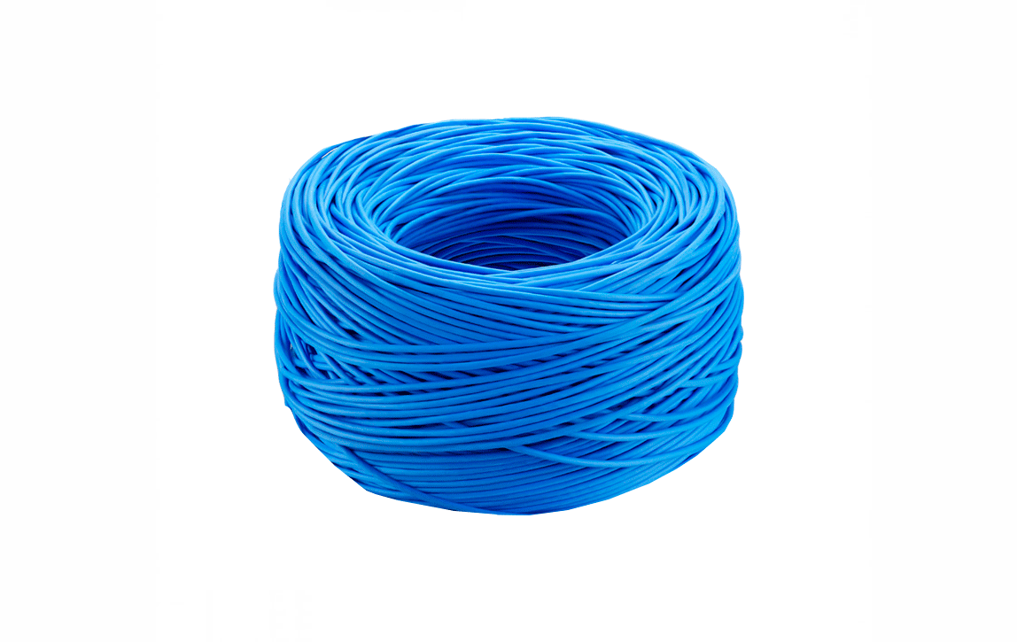 Кабель витая пара UTP4 CAT6 23AWG Cu RIPO (Рипо) 25 м синяя PVC купить в  AVS Electronics.