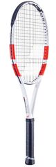 Теннисная ракетка Babolat Pure Strike 100 - white/red/black + струны + натяжка в подарок