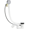 Viega 728014 Simplex Trio Visign MT5 Слив-перелив с наливом для ванн c центр. сливом, наполн через перелив 725*40/50, плоск констр-я, хром, модель 6166.42