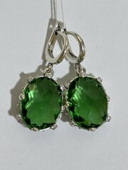 Граф (серьги из серебра)