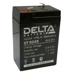Аккумулятор Delta DT 6045 6В 4.5Ач