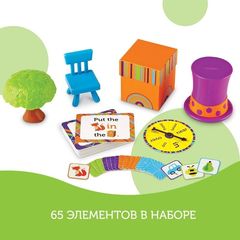 Развивающая игра Лисичка в коробочке, с карточками (65 элементов) Learning Resources