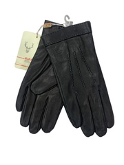 Перчатки. Мужские. Материал верха: Кожаные. Кожа оленя. Подклад: Плюш-флис.В упаковке 5 шт.
