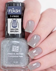 Brigitte Bottier Лак FLASH (Вспышка) светоотражающий эффект тон 01 серебряный 12мл