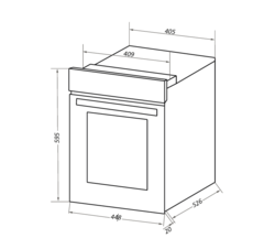 Встраиваемый духовой шкаф Maunfeld EOEC 516S