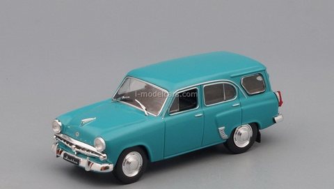 Moskvich-423 1958-1963 turquoise 1:43 DeAgostini Auto Legends USSR #265