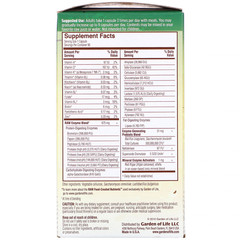 Garden of Life, RAW Enzymes, Men 50 & Wiser, 90 Vegetarian Capsules