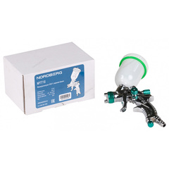 NORDBERG (NP7710) Мини краскопульт HVLP с верхним баком, сопло 1.0 мм