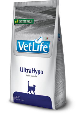 Farmina Vet Life ULTRAHYPO при аллергии, кошки, сухой, рыба (5 кг)