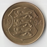 1994 P1246 Эстония 5 крон