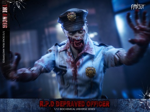 Фигурка Офицер полиции зомби масштаб 1/12 Resident Evil