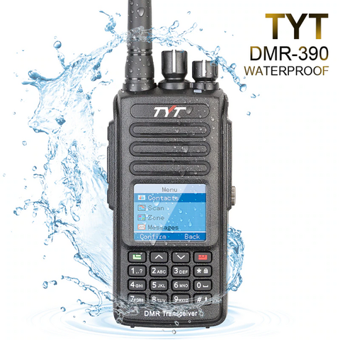 Рация TYT MD-UV390 DMR 10W шифрование AES 256 модуль GPS