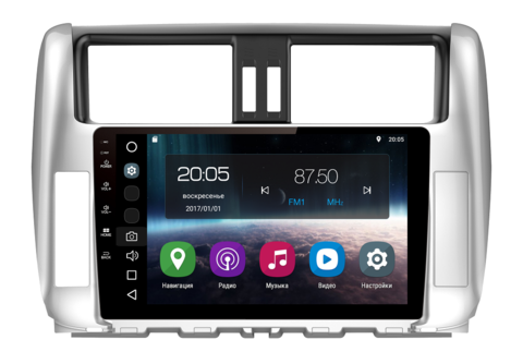 Штатная магнитола FarCar s200 для Toyota Land Cruiser Prado 150 09-13 на Android (V065R)