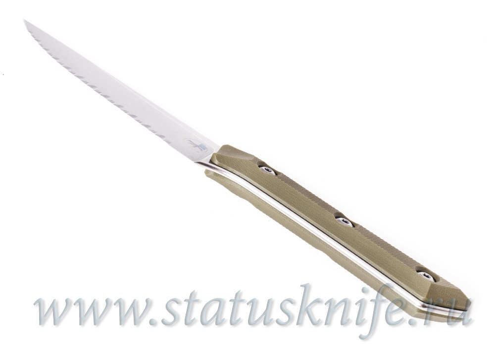 Нож Microtech Kitchen Steak OD Green Serrated
