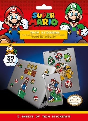 Набор tech-стикеров «Супер Марио»