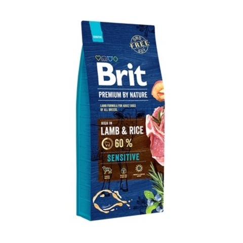 Brit Premium By Nature Sensitive сухой корм для собак с чувствительным пищеварением (ягненок) 3кг