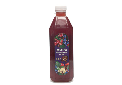Морс из лесных ягод Funny Ezhik, 500мл