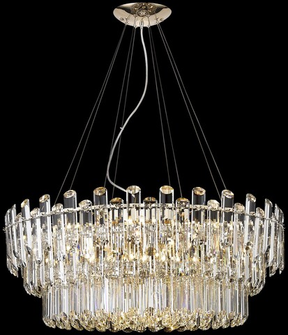 Люстра подвесная Wertmark Lazzara хрустальная современный стиль WE107.15.323