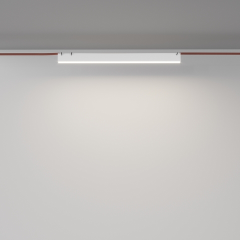 Трековый светодиодный светильник Maytoni Basis TR129B-24W4K-W