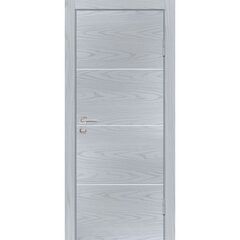 Купить Межкомнатная дверь экошпон Profilo Porte P-2 дуб скай серый кромка ABS глухая