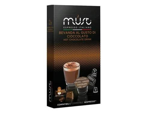 Какао в капсулах Must Cioccolato, 10 капсул для кофемашин Nespresso