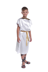 Римский греческий костюм туника белая, тога белая