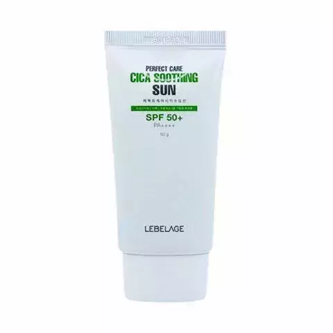 Lebelage Perfect Care Cica Soothing Sun SPF50+ PA++++ Успокаивающий солнцезащитный крем для лица