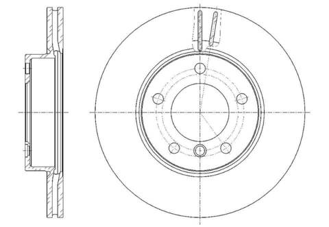 Диск тормозной вентилируемый G-brake  GR-21547