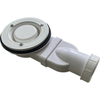 BelBagno TRAY-MR-UNO-AH-160/80-35-W-CR Поддон из искусственного мрамора в комплекте с сифоном с декоративной накладкой (хром)