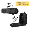 Картинка рюкзак однолямочный Ozuko 9812 Black - 16
