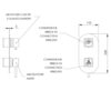 Remer X93KBRL Смес ванна встраиваем RR X93KB RL 3 вых. для RRBOX93