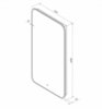Зеркало с подсветкой "Siena 600x1200" AM-Sie-600-1200-DS-F