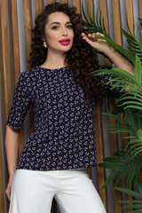 Блуза Джоан (синяя) Б13082-16М LT Collection