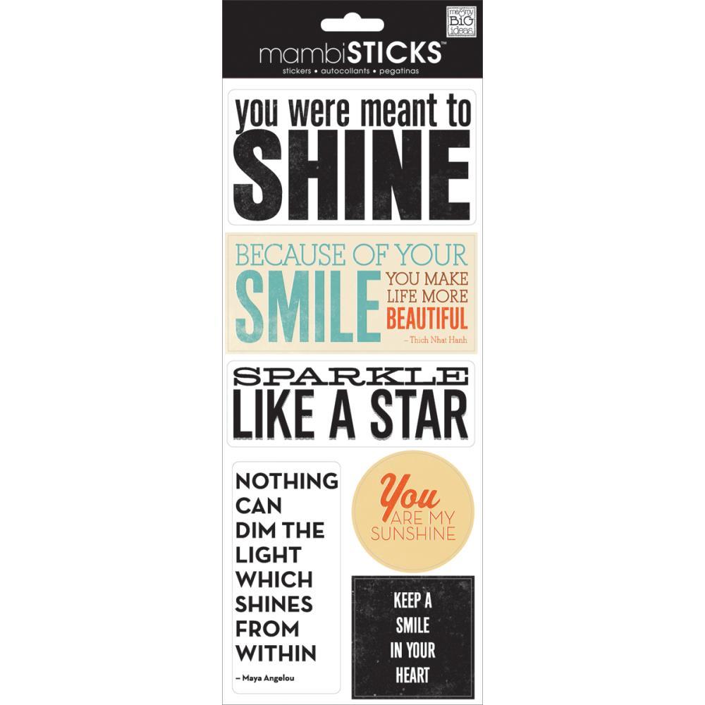 Стикеры  mambi Specialty Stickers You Were Meant To Shine 13х30 см