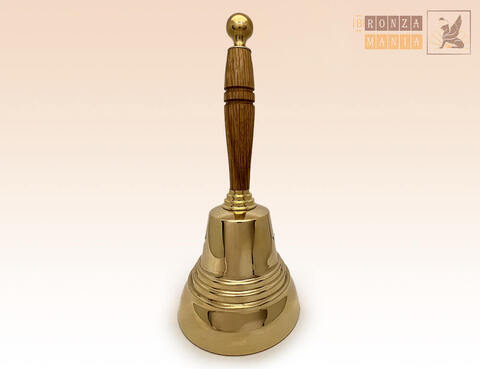 колокольчик валдайский №6 с деревянной ручкой