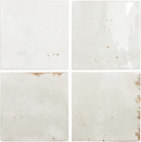 DNA Tiles Enamel SQUARE WHITE 12.5x12.5