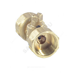 Кран для манометра 3-ходовой латунь 11б18бк(у)2 Ду 15 Ру16 ВР G1/2" без рукоятки без фланца Пензапромарматура 021011100