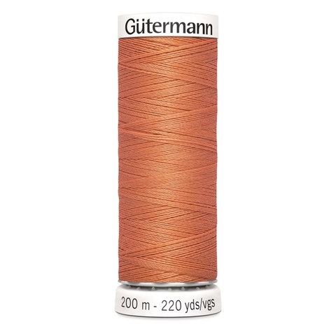 Нить Sew-All 200 м, Gutermann, 895 золотисто-персиковый