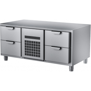Стол холодильный низкий HappyChef TC L 2-CR-2 без столешницы