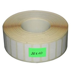 Термоэтикетки 30*10*5000 чистые, втулка 40 мм