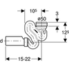 Сифон для писсуара Geberit 152.942.11.1