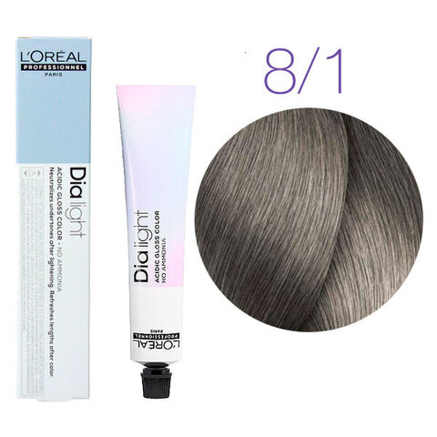 L'Oreal Professionnel Dia light 8.1 (Светлый блондин пепельный) - Краска для волос